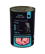 Mokra karma dla psów - Fitmin FFL dog konserwa turkey 400g - miniaturka - grafika 1