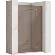 Ścianki i drzwi prysznicowe - Rea Drzwi prysznicowe Rea Hugo 100 Miedziane Szczotkowane - miniaturka - grafika 1