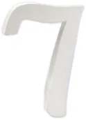Decoupage - Cyfra Duża „7” - 3 X 13 X 20,5Cm. Ac209, Decopatch - miniaturka - grafika 1