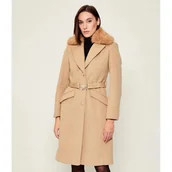 Płaszcze damskie - GUESS Płaszcz NEW PATRICE z dodatkiem wełny - miniaturka - grafika 1