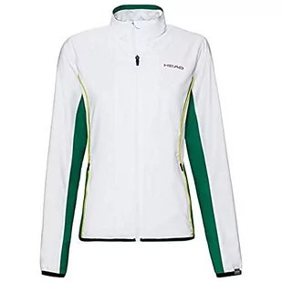 Head CLUB damska kurtka w tracksuits, biała/zielona, XL - Kurtki damskie - miniaturka - grafika 1