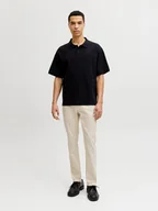 Spodnie męskie - Jack & Jones Dżinsy "Glenn" - Slim fit - w kolorze kremowym - miniaturka - grafika 1