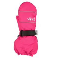 Rękawice narciarskie - Dziecięce Rękawiczki VIKING OLLI PRO 125/22/2132/46 – Różowy - miniaturka - grafika 1