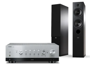 Yamaha R-N800A (srebrny) + Tesi 5 (czarny) - Zestawy stereo - miniaturka - grafika 1