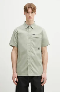 Columbia koszula Landroamer Twill Shirt męska kolor zielony regular z kołnierzykiem klasycznym 2120591 - Koszule męskie - miniaturka - grafika 1
