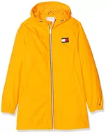 Kurtki i płaszcze dla chłopców - Tommy Hilfiger Kurtka chłopięca Tommy Hooded Parka, Żółty (Radiant Yellow 720), 128 - miniaturka - grafika 1
