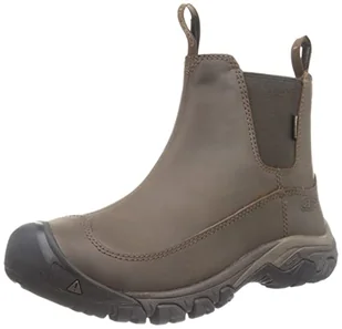 KEEN Męskie buty trekkingowe Anchorage Iii Wp-m, Brązowy, 45 EU - Buty trekkingowe męskie - miniaturka - grafika 1