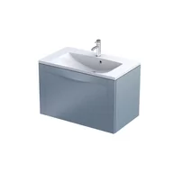 Szafki łazienkowe - Szafka łazienkowa pod umywalkę Oristo Skagen Uni 80 cm niebieski mat OR49-SD1S-80-16 - miniaturka - grafika 1