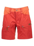 Spodnie sportowe damskie - Bergans Szorty funkcyjne "Favor" w kolorze czerwono-pomarańczowym - miniaturka - grafika 1
