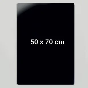 B2B Partner Tablica szklana, czarna, 700x500 mm GW9501 70*50 BL - Tablice i flipcharty - miniaturka - grafika 1