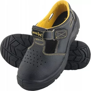 BUTY BEZPIECZNE / REIS / czarno-żółty / Rozmiar 45 / BRYES-S-SB_45 - Obuwie robocze - miniaturka - grafika 1