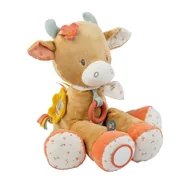Grzechotki dla dzieci - Pluszowa zabawka sensoryczna Krówka Mila 45cm Mila, Zoe i Lana Nattou - miniaturka - grafika 1