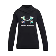 Bluzy dla dziewczynek - Bluza dziewczęca Under Armour Rival Logo Hoodie - miniaturka - grafika 1