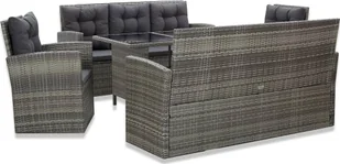 Elior Zestaw mebli ogrodowych z poduszkami - Bomaro - Meble ogrodowe - miniaturka - grafika 1