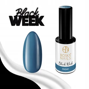 Lakier hybrydowy Black Week Friday no 513 Boska Nails 6 ml - Lakiery hybrydowe - miniaturka - grafika 1