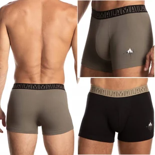 BOKSERKI MĘSKIE Lama Wygodne Bawełniane Majtki z Nadrukiem 2-PAK - XL - Majtki męskie - miniaturka - grafika 1