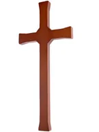 Ikony i obrazy sakralne - Duży klasyczny drewniany krzyż - miniaturka - grafika 1