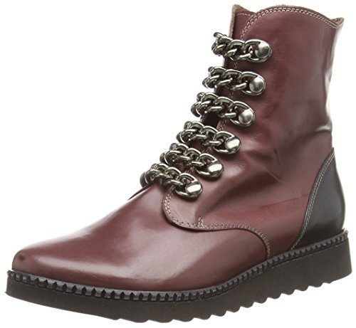 Accatino 961492 damskie kozaki z półcholewką, czerwony bordowy, 40.5 EU