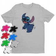 Koszulki męskie - Koszulka T-Shirt Dziecięca Z Nadrukiem Duży Wybór Lilo Stitch -M 134-140 - miniaturka - grafika 1