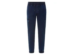 LIVERGY® Joggersy jeansowe męskie, Relaxed Fit (Niebieski, L (52/54)) - Spodnie męskie - miniaturka - grafika 1