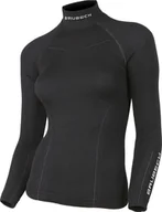 Koszulki sportowe damskie - Brubeck Koszulka termoaktywna damska Wool LS11930 r. XL - miniaturka - grafika 1