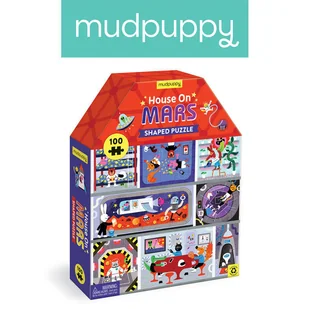 Mudpuppy Puzzle konturowe Dom na Marsie 100 elementów 5+ - Puzzle - miniaturka - grafika 1