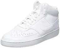 Trampki męskie - Nike Męskie trampki Court Vision Mid Next Nature, białe, rozmiar 44,5 UE - miniaturka - grafika 1
