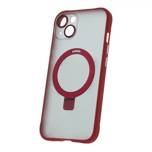 Nakładka Mag Ring do iPhone 15 6,1" czerwony - Etui i futerały do telefonów - miniaturka - grafika 1