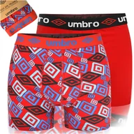 Majtki męskie - Umbro Bokserki Męskie Bawełniane Kolorowe 2 sztuki 0197 Rozmiar XL - miniaturka - grafika 1
