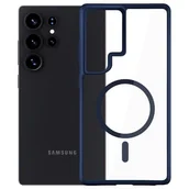 Etui i futerały do telefonów - Etui 3MK Satin Guardx MagCase do Samsung Galaxy S25 Ultra Niebieski - miniaturka - grafika 1