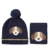 Czapki dla dzieci - Zestaw Szalik i Czapka Mayoral 10018 Niebieski - miniaturka - grafika 1