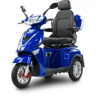 Skutery - Skuter elektryczny pojazd inwalidzki BILI BIKE SHINO G4 niebieski - miniaturka - grafika 1