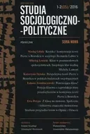 Czasopisma - Studia Socjologiczno-Polityczne 1-2/2016 - praca zbiorowa - miniaturka - grafika 1