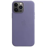 Etui i futerały do telefonów - Apple Skórzane etui iPhone 13 Pro Max glicynia - miniaturka - grafika 1