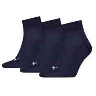 Skarpetki męskie - Skarpety Puma Quarter Plain 3 pary 938589-10 granatowy 43-46 - miniaturka - grafika 1