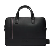 Torby na laptopy - Torba na laptopa Tommy Hilfiger Th Central Slim Computer Bag AM0AM13631 Czarny - miniaturka - grafika 1