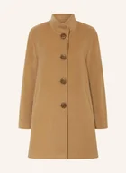 Płaszcze damskie - Icons Cinzia Rocca Płaszcz Wełniany braun - miniaturka - grafika 1