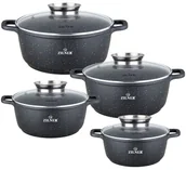 Zestawy garnków i patelni - ZESTAW 4 GARNKÓW MARMUROWYCH 16 / 20 / 22 / 26 cm ZILNER ZL-7320 - miniaturka - grafika 1