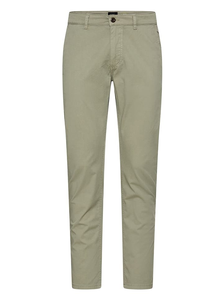 Camel Active Spodnie chino w kolorze jasnozielonym