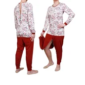 Piżamy damskie - Śpiochy dla dorosłych body Alzheimer demencja piżama pajac dla chorych XL - miniaturka - grafika 1