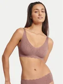 Biustonosze - Sloggi Biustonosz bezfiszbinowy Zero Feel Bliss 10219688 Brązowy - miniaturka - grafika 1