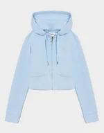 Bluzy damskie - JUICY COUTURE BLUZA ROZPINANA Z KAPTUREM SCRIPT FL - Juicy Couture - miniaturka - grafika 1