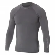 Koszulki sportowe męskie - Męski longsleeve termoaktywny BRUBECK EXTREME THERMO - miniaturka - grafika 1