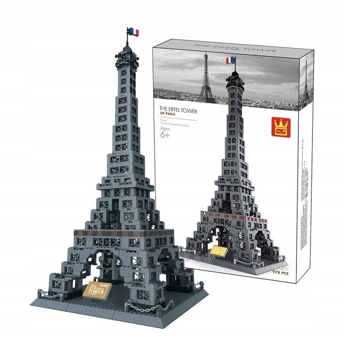 Coil Klocki konstrukcyjne kompatybilne Wieża Eiffla 978 el. PARIS