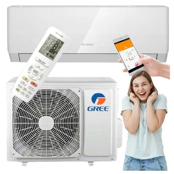 GREE Klimatyzacja ścienna Pular WIFI 40 m2 z funkcją grzania