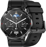 Smartwatch - Gravity GT21-3 BK/BK LEATHER / BK - miniaturka - grafika 1