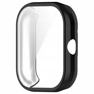 Etui Bizon Case Watch Felipe do Xiaomi Redmi Watch 4, czarne - Akcesoria do smartwatchy - miniaturka - grafika 1