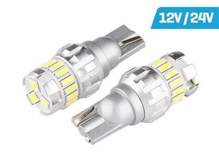 Żarówka VISION W5W (T10) 12/24V 15x 3014 + 3x 3030 SMD LED, nonpolar, CANBUS, biała, 2 szt. - Żarówki samochodowe - miniaturka - grafika 1