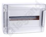Rozdzielnie elektryczne - Legrand Rozdzielnica natynkowa XL3 125 1X18 drzwi transparentne 401656 - miniaturka - grafika 1