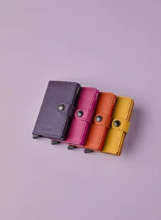 Kompaktowy portfel z RFID Secrid Miniwallet Crisple - lipstick - Portfele - miniaturka - grafika 6